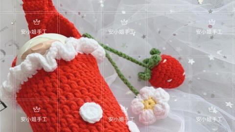 草莓钩织方法视频教程,轻松掌握草莓钩针技巧