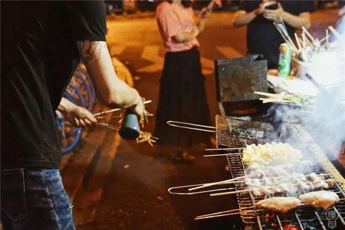 烧烤摊视频,烟火气中的美食诱惑